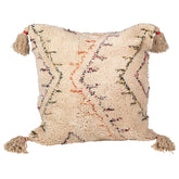 Avery Beige with Multicolor Pillow